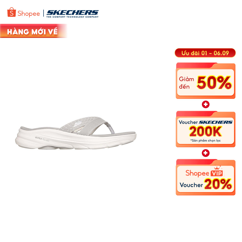 Xăng Đan/Dép Nữ Skechers On-The-GO GOwalk 8 Sandal Kristen Đi Bộ - 141007-LTGY Goga Mat
