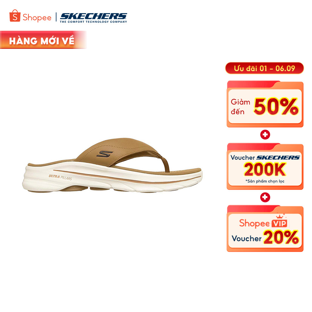 Xăng Đan/Dép Nam Skechers On-The-GO GOwalk 8 Sandal Trop Đi Bộ - 229362-CSNT Goga Mat