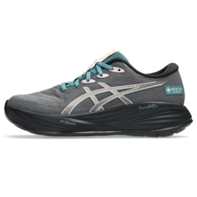 Giày Chạy Bộ Nữ ASICS GEL-CUMULUS 27 GTX Carrier Grey/Misty Pine 1012B834.020