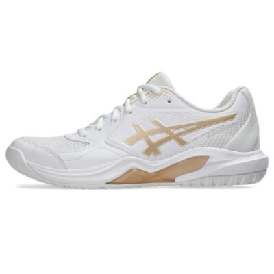 Giày Tennis/Pickleball Nữ ASICS GEL-DEDICATE 9 PICKLEBALL White/Champagne 1042A317.100