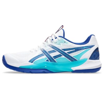 Giày Indoor Nam ASICS POWERBREAK FF White/Asics Blue 1071A121.960