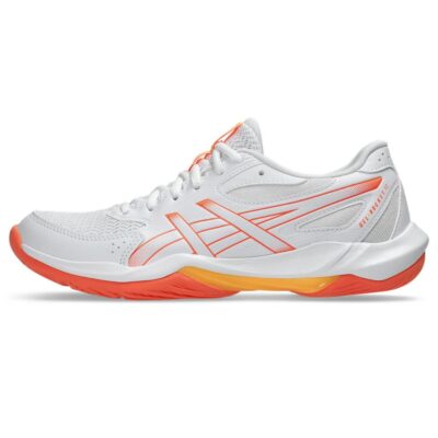 Giày Indoor Nữ ASICS GEL-ROCKET 12 White/Vivid Coral 1072A119.100