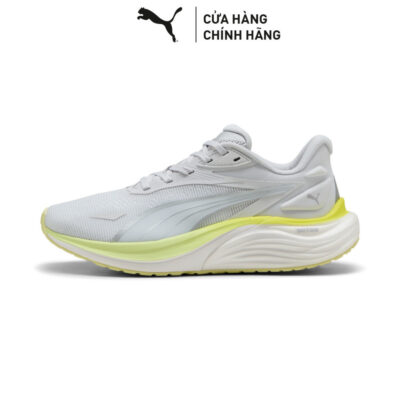 Giày Chạy Bộ PUMA Nữ Electrify NITRO 4 Wns Silver Mist-Apple Spritz Màu Xám