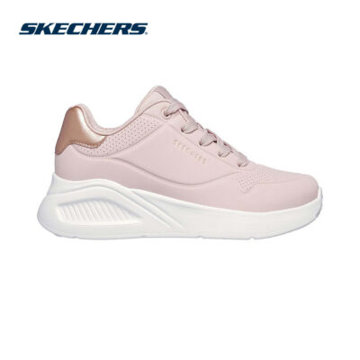 [ĐỘC QUYỀN ONLINE] Giày Thể Thao Nữ Skechers Street UNO Lite Shimmer Along - 177291-BLSH Memory Foam Online Sale