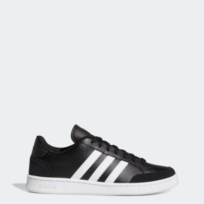 adidas Phong cách sống Giày Grand Court SE Unisex Đen FW6690