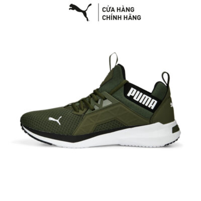 Giày Chạy Bộ PUMA Nam Softride Enzo NXT Green Moss-Black-White Màu Xanh Lá