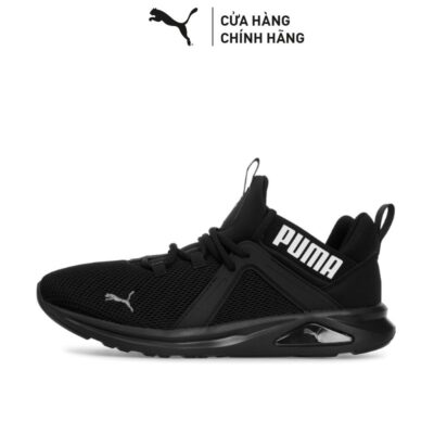 Giày Chạy Bộ PUMA Nam Enzo 2 Black-CASTLEROCK Màu Đen
