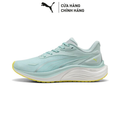 Giày Chạy Bộ PUMA Nữ Electrify NITRO 4 Wns Fresh Water-Lemon Crush-Silver Màu Xanh