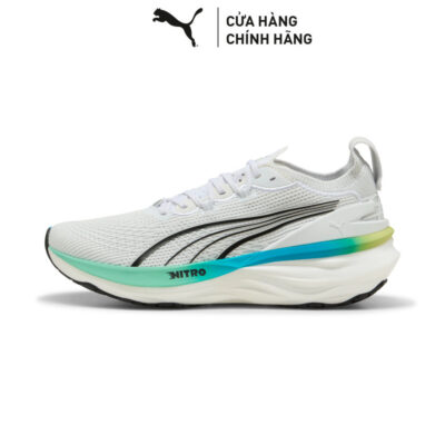 Giày Chạy Bộ PUMA Nam ForeverRun NITRO 2 White-Speed Blue Màu Trắng