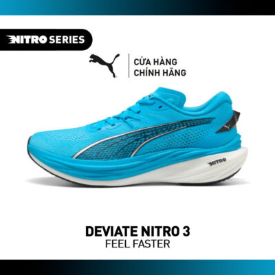Giày Chạy Bộ PUMA Nam Deviate NITRO 3 Speed Blue Màu Xanh
