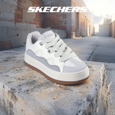 Giày Thể Thao Nữ Skechers Street Womper For Da Chicas - 177782-WGY Air-Cooled Memory Foam