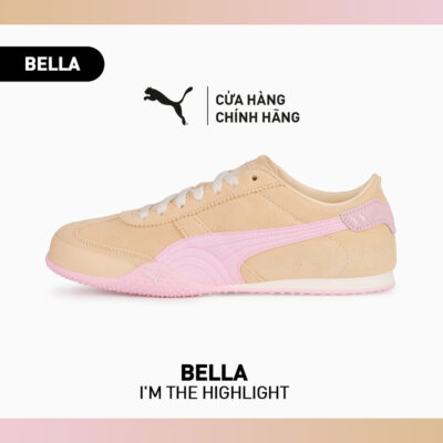 Giày Thời Trang PUMA Nữ Bella UT Classic Canvas-Pearl Pink-Warm White Màu Be