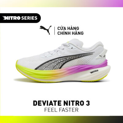 Giày Thể Thao PUMA Nữ Deviate NITRO 3 WNS Màu Trắng