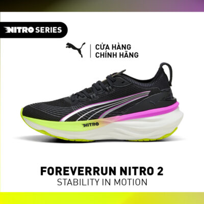 Giày Thể Thao PUMA Nữ ForeverRun NITRO 2 WN Màu Đen