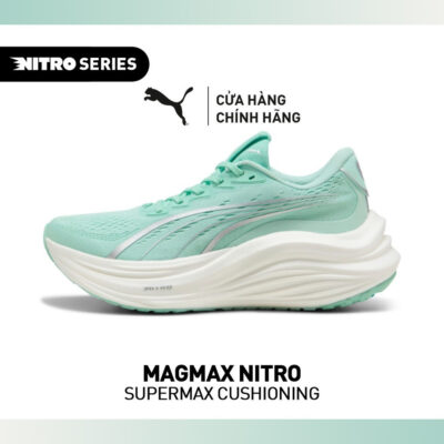 Giày Chạy Bộ PUMA Nữ MagMax NITRO Wns Mint Melt-Speed Blue Màu Xanh Lá