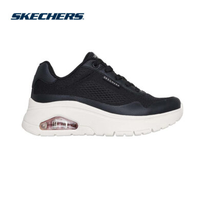 [ĐỘC QUYỀN ONLINE] Giày Thể Thao Nữ Skechers Street UNO Flex Spring On Air-177794-BLK Memory Foam