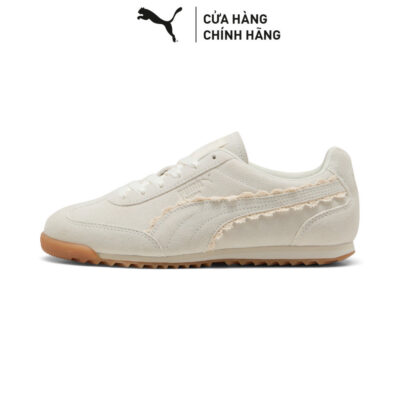 Giày Thời Trang PUMA Nữ Arizona Lace Wns Warm White-Caramel Latte Màu Trắng