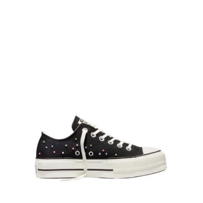 Giày Thể Thao Converse CTAS Lift Platform Mini Studs Women's - Black/Pink/Fresh Cut